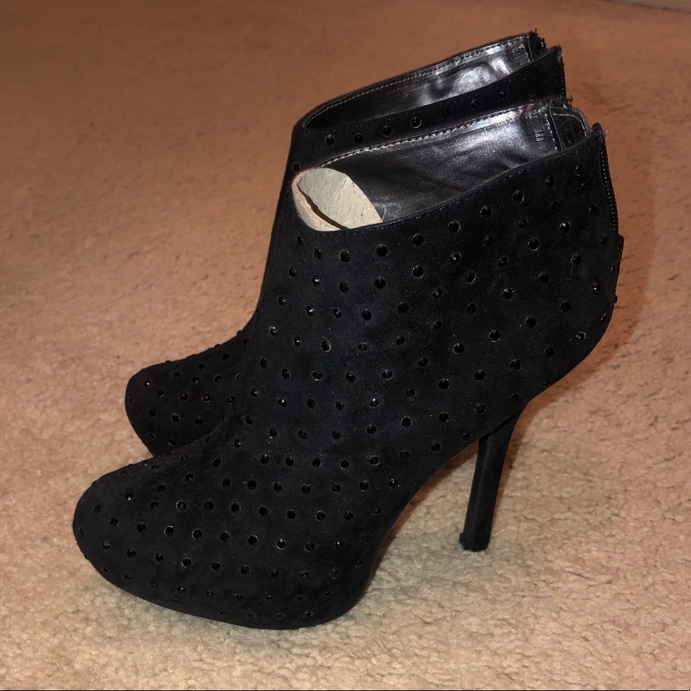 Jeweled Heeled Booties